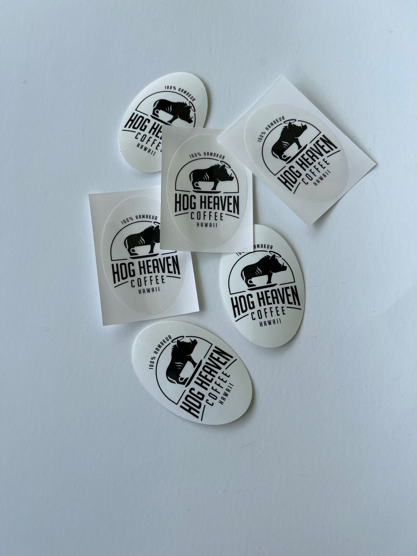 hog heaven coffee stickers